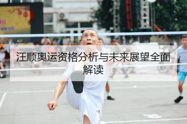 汪顺奥运资格分析与未来展望全面解读